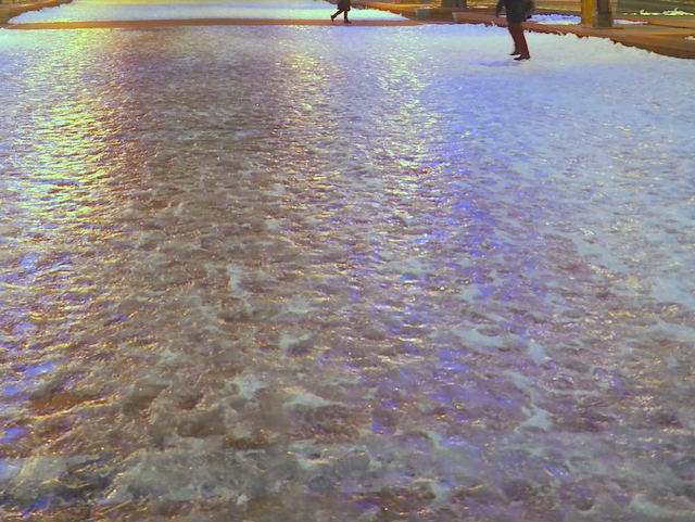 IcyandsliperyroadinwinterinHokkaidowhichisalmostlikeskatingrink